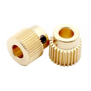 Engranaje Extrusor de Latón Mejorado de 26/40 Dientes, 5 Piezas, Engranaje de Alimentación MK7 MK8 para <span class=keywords><strong>Impresora</strong></span> <span class=keywords><strong>3D</strong></span> Ender 3 CR10 <span class=keywords><strong>Anet</strong></span> <span class=keywords><strong>A8</strong></span> - Product Image 4