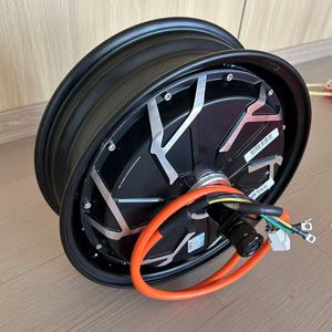 Moteur de moyeu à freins à disque haute puissance et haute vitesse 12 pouces QS 60V/72V 3000W pour moto électrique et vélo électrique - Product Image 5