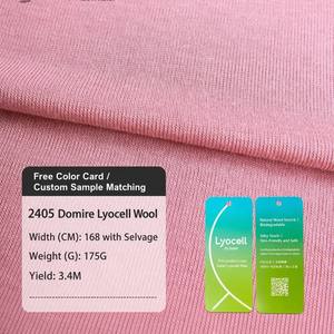 Premium 2405 #   Tela de Punto Tricot Domire, Mezcla de Lyocell y Lana, 175GSM, Teñida, con Tacto Sedoso Similar <span class=keywords><strong>a</strong></span> la Lana, Peso Medio, para Mujer, Otoño - Product Image 1