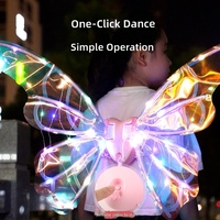 Jouet pour enfants : Accessoire de dos pour bébé ange, ailes de fée mobiles avec ailes de papillon électriques lumineuses