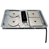 Appareils de cuisine de luxe Table de cuisson à induction cachée Invisible Construit sur mesure en fonction de la taille du comptoir
