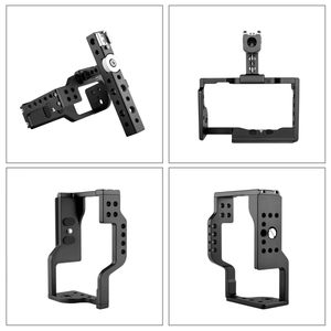 Stabilisateur de cage de caméra vidéo PULUZ avec poignée pour accessoires de caméra <span class=keywords><strong>Sony</strong></span> <span class=keywords><strong>A6600</strong></span> / ILCE-6600 - Product Image 6
