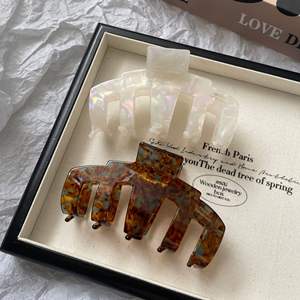 Pinzas de Pelo Coreanas Elegantes con Diseño de Concha de Tortuga, Pinzas de Pelo Grandes de Acetato con Estampado de Leopardo para Mujeres y Niñas, Venta al Por Mayor - Product Image 4