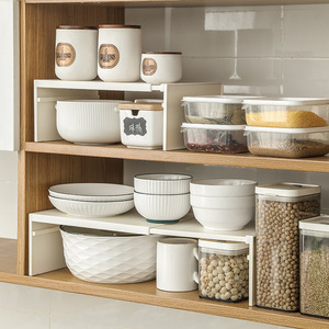 Kitchen Storage Rack Rectangular Single Layer Standing Type Cabinet Organizer for Household Use - Product Image 1