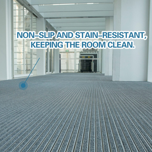Fabricant professionnel <span class=keywords><strong>tapis</strong></span> de sol en aluminium anti-<span class=keywords><strong>d</strong></span>érapant anti-poussière <span class=keywords><strong>tapis</strong></span> <span class=keywords><strong>d</strong></span>'<span class=keywords><strong>entrée</strong></span> de bâtiment commercial à rayures modernes - Product Image 4