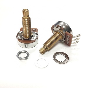 Potenciómetro de ajuste fino de 24 mm para guitarra eléctrica de tamaño completo con eje de cobre metálico, venta directa de fábrica, resistente - Product Image 1