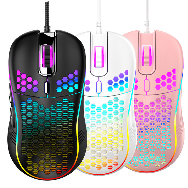 Honeycomb Mouse Cost Effective Gaming Mouse Light Weight Gamer Mouse