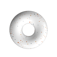 Usine En Gros Logo Personnalisé Imprimé PVC Piscine Flotteur Tube Plage Partie Anneau pour Enfants Donut Requin Sirène Anneau De Bain