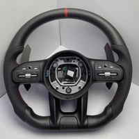 Volant en fibre de carbone personnalisable pour Mercedes-Benz AMG GT G63 W213 W223 W206 W205 W204 A45 GLA45 E63 G65 X290