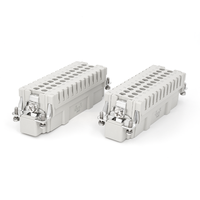 Connecteurs mâle à sertir, connecteurs robustes, 16a IP65, série HE, 48 broches, connecteurs électriques automobile