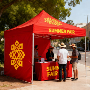 Tenda fieristica pubblicitaria impermeabile resistente personalizzabile 3m x 6m 10x20 40mm esagonale in alluminio 600D tenda a baldacchino Oxford - Product Image 2