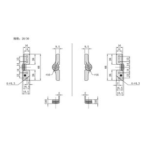 Mwre Stainless Steel Damping Hinge B-HGTA-C Torque Hinge For Instrument Parts And Accessories - Product Image 3