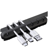Clips de câble en silicone pour bureau, best-seller : organisateur de câbles multi-scènes, adapté au bureau, à l'étude et à la salle de bain