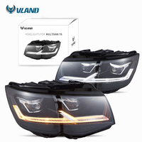 VLAND Fabrik Voll-LED-Scheinwerfer mit Animation LED-Autoscheinwerfer 2015-2019 Frontleuchte für VW CARAVELLE Multivan Kombi T6