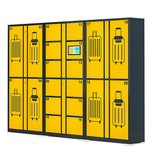 Automated Electronic Smart Parcel <b>Locker</b> and <b>Storage</b> <b>Cabinet</b> for Apartment, Supermarket, and Grocery Use - Product Image 1