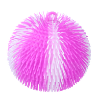 Nouveau design OEM Pastèque Puffer Ball TPR Light up Squishy Fluffy Bushy Ball Nouveauté Jouet Fidget Jouets pour enfants
