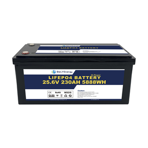 แบตเตอรี่ลิเธียมแบบชาร์จได้ 24V230AH พร้อมเซลล์แบบแท่งเกรด A ใหม่ และระบบจัดการแบตเตอรี่ (BMS) - Product Image 1