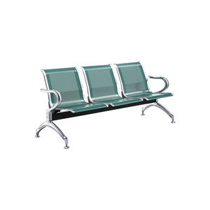 Silla de Espera de 3 Plazas con Estructura de Acero y Cojín de Espuma para Sala de Espera de Teatro Comercial, Oficina, Ferrocarril, Clínica, Aeropuerto - Product Image 5
