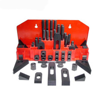 Kit de serrage avec support métallique 58 pièces acier M8 M10 M12 M14 M16 accessoires de fraiseuse CNC