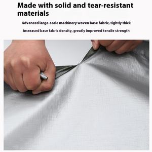 Профессиональный производитель брезентовой ткани, серебристо-зеленая прочная водонепроницаемая ткань для уличной кемпинга, теплицы - Product Image 6