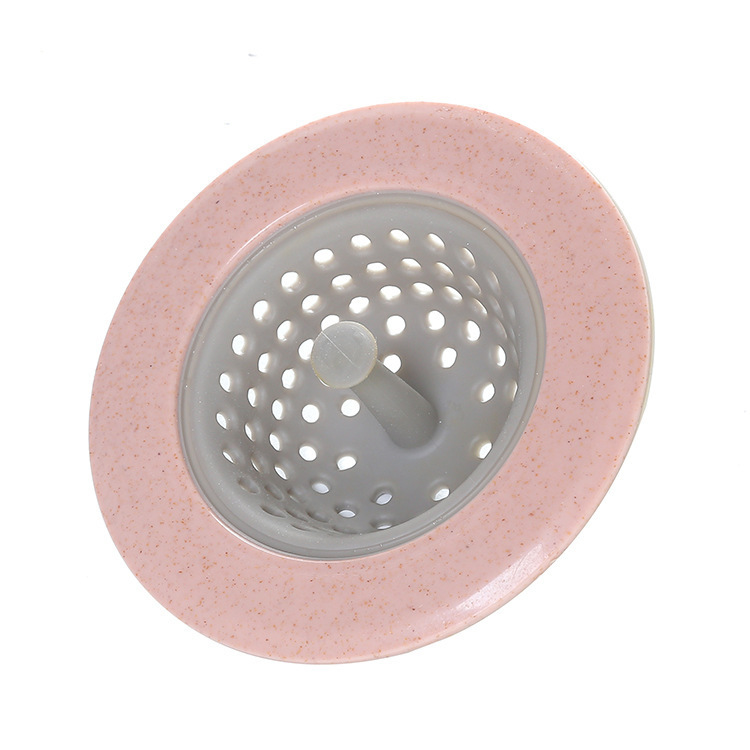 Venteo Filtro Per Scarico In Silicone Bloctout - Cattura Cibo E Capelli, Universale Per Lavello/Vasca, Grigio - 2
