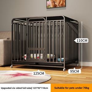 <span class=keywords><strong>Jaula</strong></span> Interior <span class=keywords><strong>para</strong></span> Perros Medianos y Grandes con Inodoro, Características Anti-Impacto y Anti-Mordida <span class=keywords><strong>para</strong></span> Border Collie, Perros Pequeños, <span class=keywords><strong>Labrador</strong></span>, Golden Retriever - Product Image 4