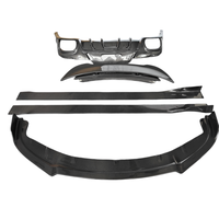Kit carrosserie compact en fibre de carbone : Lame avant, Lame arrière, Jupes latérales, Spoiler – Amélioration esthétique et performance extérieure pour Porsche Panamera 970.2 2014-2016