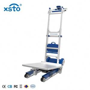 รถเข็นขึ้นบันไดไฟฟ้า Xsto หุ่นยนต์ขึ้นบันได รถเข็นมอเตอร์ขึ้นบันได รถเข็นอลูมิเนียมขึ้นบันได 5 ล้อ - Product Image 5
