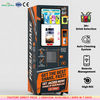 Máquina Expendedora Inteligente de Batidos de Proteínas con Pantalla LCD y Pantalla Táctil de 32 Pulgadas, Múltiples Opciones de Pago para Gimnasios y Clubes de Fitness
