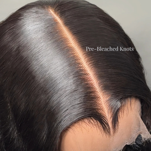 Widow's Peak Hairline Deep Wave 13x4 HD Pelucas de cabello humano frontal de encaje Onda de agua 7x5 Pelucas delanteras de encaje sin pegamento prearrancadas - Product Image 4