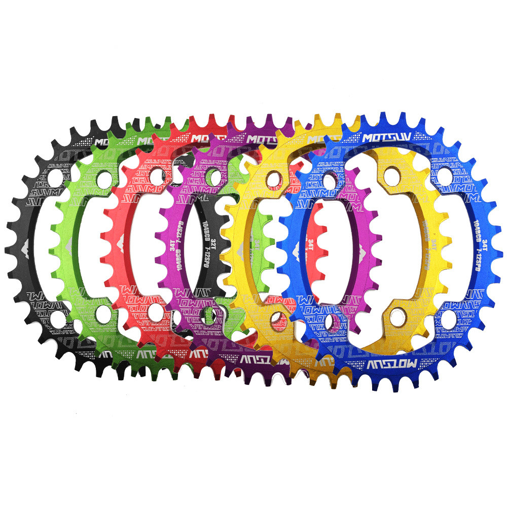 Motsuv 104bcd Plateau étroit large pour VTT 32t 34t 36t 38t pièces de manivelle