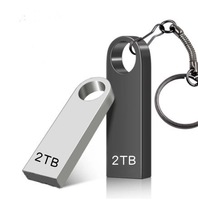 Logotipo personalizado portátil USB 3,0 Flash impermeable de alta velocidad de metal USB Thumb Drive 128GB llavero