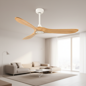 HSG Model 666D Electric Remote Control DC Motor 52 Inch Wood Color <strong>Black</strong> Air Cooling <strong>Ceiling</strong> <strong>Fan</strong> - Product Image 4