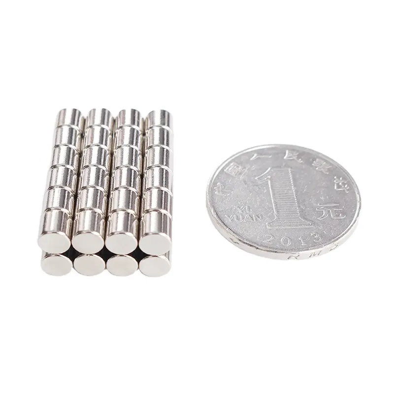 Super Strong Neodymium Magnet Customized Round NdFeB Super Strong Magnetic Rare Earth Permanent Magnets