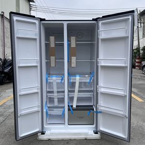 Double Door Side by Side Black <b>Refrigerator</b> Large Capacity 690L Tempered Glass Door BLDC EU Standard A+++ 220 50/60HZ - Product Image 4