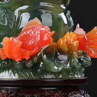 Meilleure vente 2023 décoration de maison cadeau argent grenouille Feng Shui artisanat en résine grenouille Statue bouddha mascotte figurine