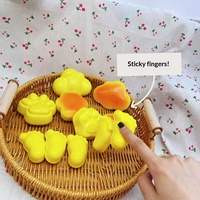 Jouets Squishy en forme de gâteau au pain parfumé, aliments réalistes à remontée lente, anti-stress, sensoriels, à presser, cadeau 14+