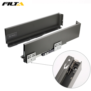 Filta furniture hardware kitchen cabinet soft close metal drawer slide tandem box