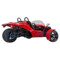 Voiture de sport classique à 3 roues Ego électrique/essence, haute vitesse, 2 places, batterie lithium, mini jeep, personnalisable