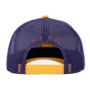 Casquette TCAP en tissu mélangé de laine personnalisée de Chine, broderie plate, casquette de camionneur en maille - Product Image 6