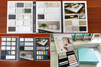 Plaques de surface solide en acrylique Corian pour comptoirs de cuisine