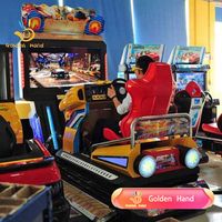Machine de course de simulateur d'arcade de conduite de voiture classique à jetons 220V pour les centres de jeux d'arcade