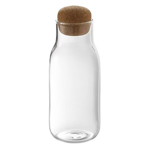 Bocaux de conservation en verre borosilicate avec couvercles hermétiques en liège – Ensemble écologique pour l'organisation du garde-manger, idéal pour les épices et les céréales - Product Image 5