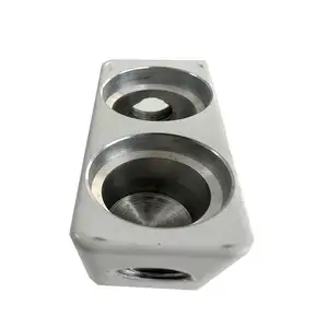 High Quality Steel Metal Works Machined Speaker Wire Distribution Block Car Audio Amplifier Input Reducer