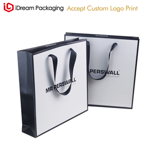 Sacs en papier personnalisés de luxe à bas prix pour le shopping, les cadeaux et l'emballage de vêtements <span class=keywords><strong>IDream</strong></span> - Product Image 5