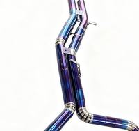 Système d'échappement complet en alliage de titane DZ Custom pour Audi S6/S7/S8 4.0T, y compris l'échappement arrière et le downpipe