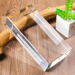 <span class=keywords><strong>Brique</strong></span> <span class=keywords><strong>de</strong></span> <span class=keywords><strong>verre</strong></span> cristallin transparente solide sur mesure en gros pour la décoration <span class=keywords><strong>de</strong></span> cloisons - Product Image 1