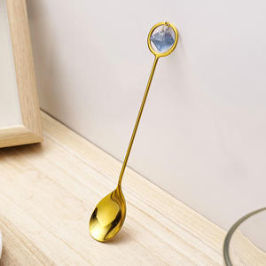 Juego de Cubiertos de Cristal Tallado Creativo, Rico en Minerales, Decorativo para el Hogar, Vajilla para Fiestas, Regalo de Lujo para Mujeres, Decoración de Comedor Elegante - Product Image 2