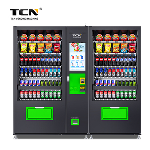 Máquina expendedora con elevador TCN, máquina expendedora combinada de gran capacidad con gabinete subsidiario - Product Image 1