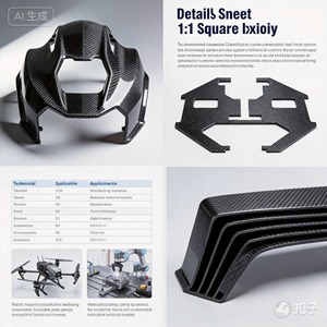 Accesorios Tejidos 100% Fibra de Carbono - Anti-Pilling, Muy Ligeros (100 G/m) - Product Image 4